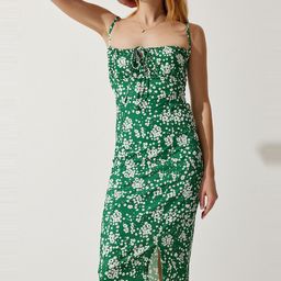Happiness istanbul Floral Printed Sheath Midi Dress-picture-12