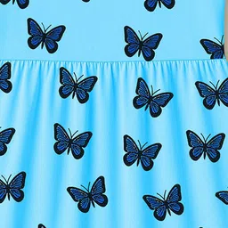 KUCHIPOO Girls Regular Fit Cotton Frocks (DRS-118, Multi-Colored) - Pack of 3 image 5