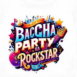 Arvesa Baccha Party Ka Rockstar Printed Bodusuit image 2
