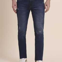 JADE BLUE Men Slim Fit Mid-Rise No Fade Jeans-picture-8