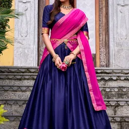 LOOKNBOOK ART Ready to Wear Lehenga & Blouse With Dupatta image 2