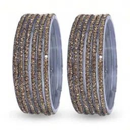 zsp Set Of 12 Stone Studded Bangles image 2