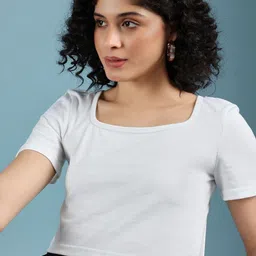 DressBerry Women Cut Outs T-shirt-image-99