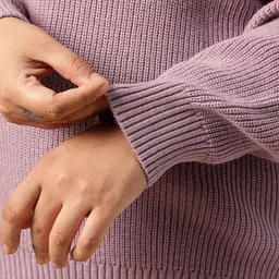 Sztori Plus Size Acrylic Ribbed High-Low Pullover image 5