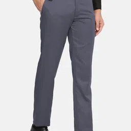 MANCREW Men Relaxed Slim Fit Mid-Rise Trousers image 4