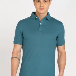 Provogue Men Polo Collar Slim Fit T-shirt-image-9