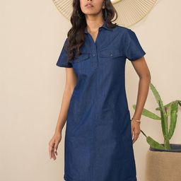 StyleStone Denim Shirt Dress-picture-35