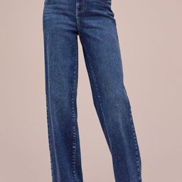 NEXT Women Wide Leg High-Rise Light Fade Stretchable Jeans-picture-0