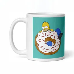 Mr UVD White & Red Graphic Printed Ceramic Glossy Mug 350 ml-picture-30