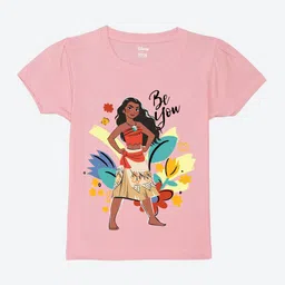 Wear Your Mind Girls Printed Puff Sleeves Pure Cotton T-shirt-picture-53