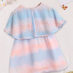 FOREVER FRIDAY Girl Ombre Print Sequined Fit & Flare Dress-picture-22