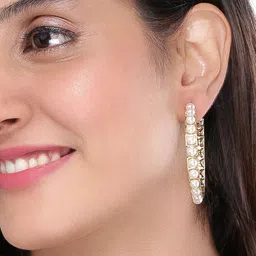 Yellow Chimes Set Of 9 Contemporary Studs Earrings image 3