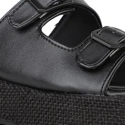 Inc 5 Women Open Toe Flats with Buckles image 5