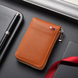 Provogue Men Vegan Leather Accessory Gift Set of Wallet and Belt image 2