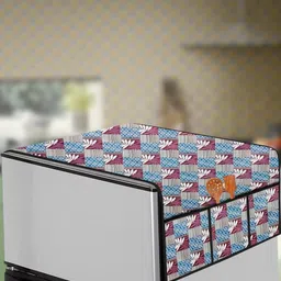 The Furnishing Tree Grey Printed Refrigerator Cover-picture-26