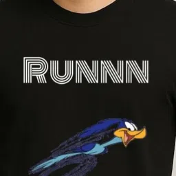 THREADWOLF Men Typography Printed Applique T-shirt image 2