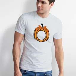 Seekbuylove Men Graphic Printed Short Sleeves Round Neck Regular Fit Bio Finish T-shirt image 5