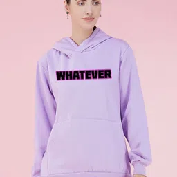 NUSYL Women Printed Hooded Sweatshirt-image-14