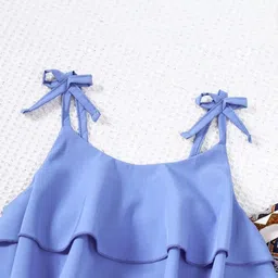 TrendyKid Girls Shoulder Straps Top With Trousers image 4