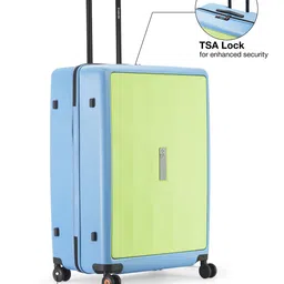 Nasher Miles Set Of 3 Zanzibar Colourblocked Hard-Sided Trolley Suitcase image 4