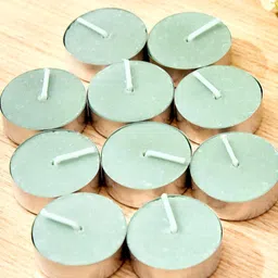 Aromatic Fables Green 50 pieces Tea Light Candle image 2