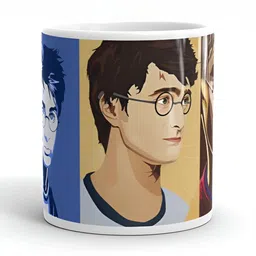 Mr UVD White & Blue Harry Potter Printed Ceramic Glossy Mug image 5