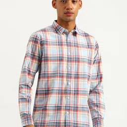 United Colors of Benetton Men Tartan Checks Opaque Checked Casual Shirt-picture-21