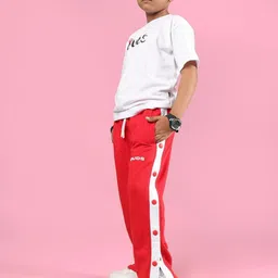 WEARDUDS Kids Printed T-shirt With Trousers image 3