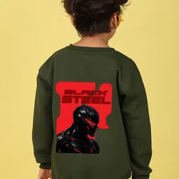 NUSYL Boys Graphic Printed Round Neck Long Sleeves Pullover Sweatshirt-picture-36