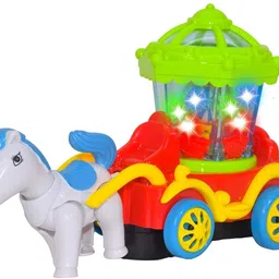 sabirat Kids Carriage Funfair With Flashing Light & Sound Errects, Bump & Go To-picture-30