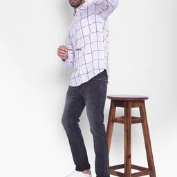 Crimsoune Club Windowpane Checked Cotton Shirt-picture-10