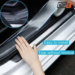 dge Anti Scratch Carbon White Film Tape for Car Paint Protection Decoration (5M) 5 mm x 5 m White Reflective Tape image 2