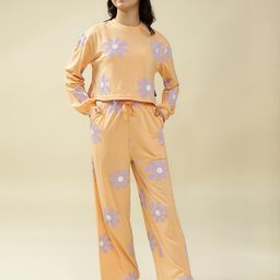 Lil Tomatoes Girls Printed Night suit-picture-1
