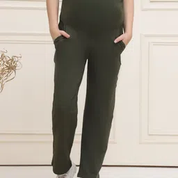 WELL KEPT Women Straight-Fit Maternity Track Pants image 1