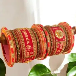 leshya Set Of 18 Traditional Rajasthani Bridal Chura-picture-56