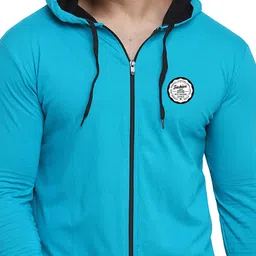 BEYOU FASHION Hooded Applique Slim Fit T-shirt-image-7