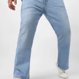 Urbano Plus Men Bootcut Stretchable Jeans-picture-25