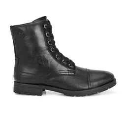 Valentino Men Premium Leather Hi-Ankle Biker Boot image 5