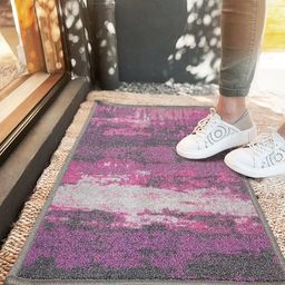 BIANCA Purple & Grey Printed Anti-SkidDoormats-picture-16