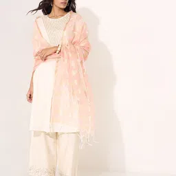 RANGMANCH BY PANTALOONS Striped Dupatta With Zari-picture-35
