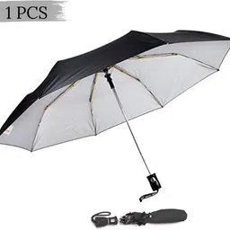 amaco Black Umbrella 2 fold Auto Open Polyester Umbrella UYH 15 Umbrella-picture-12