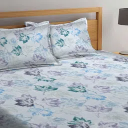 Bombay Dyeing CARDINAL Printed 120 TC Cotton Super King Size Bedsheet With 2 Pillow Covers image 4