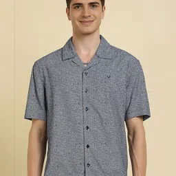 Allen Solly Men Floral Printed Spread Collar Shirt-picture-41