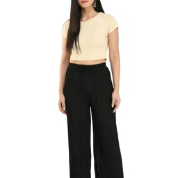 Brainbees Women Pack Of 2 Straight Palazzos image 2