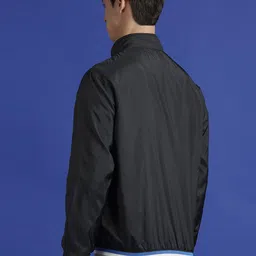 Pepe Jeans Men Mock Collar Typography Printed Casual Bomber Jacket image 4