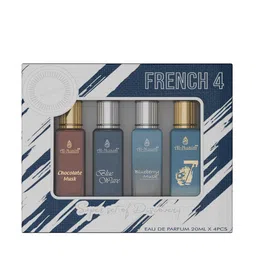 Al-Nuaim Set Of 4 Chocolate Musk- Blue Wave- Blueberry Musk- 7 Eau De Parfum- 20 ml Each image 3