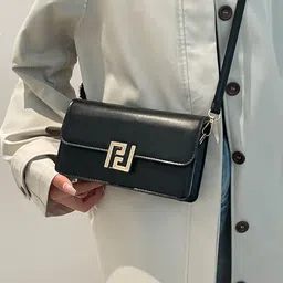 LULU & SKY Women Solid Crossbody Sling Bag-picture-12