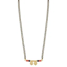 Missmister Women Gold-Plated Brass Mangalsutra image 3