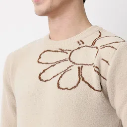 Mast & Harbour Floral Self Design Pullover image 3