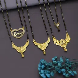 VEMISHTI Gold-Plated Mangalsutra image 1